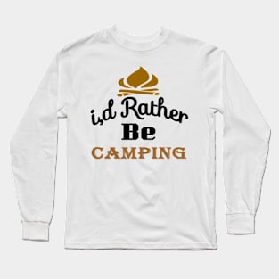 Camping Long Sleeve T-Shirt